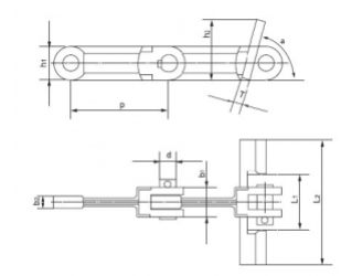 Geschmiedete Abstreiferkette