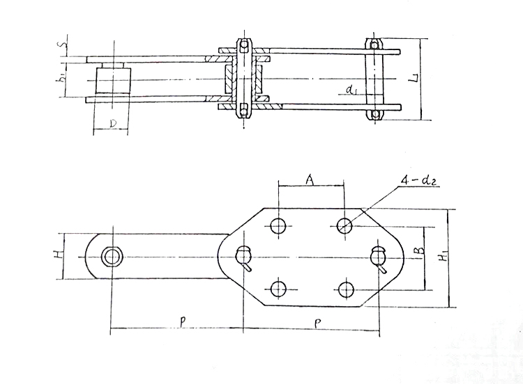 Hochgeschwindigkeits-Hochleistungsförderer, der Antriebsrollen-Becherwerk-Kette anhebt